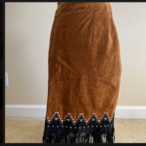 Cripple Creek velvet skirt